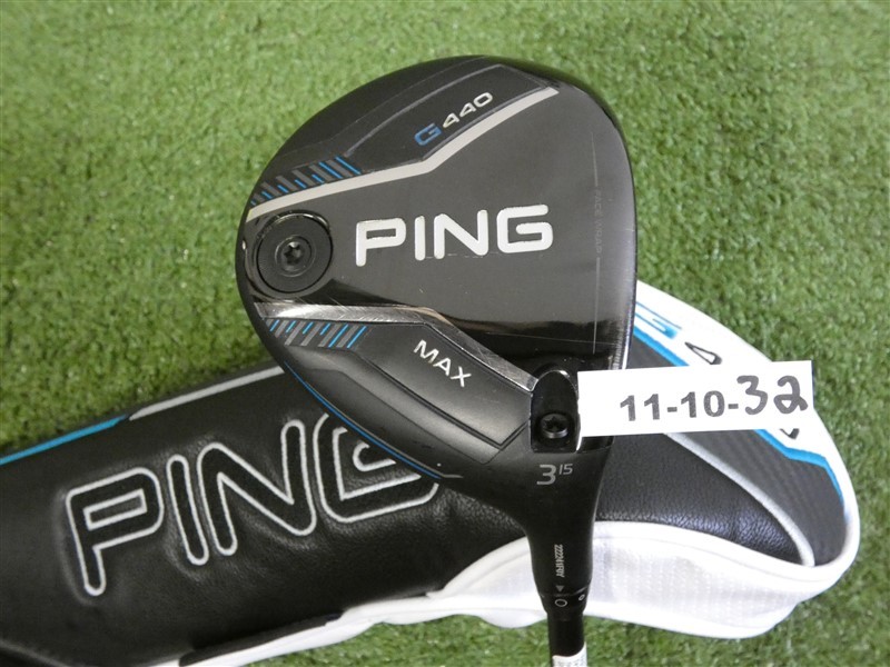 PING G440 Max 15* 3 Wood Alta CB 65 Stiff Graphite with Headcover Excellent