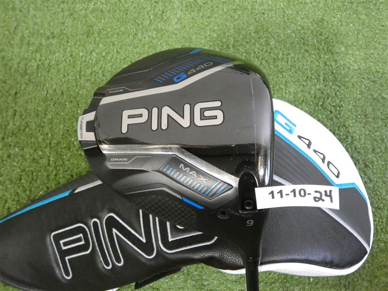 PING G440 Max 9* Driver Tensei 1K Black 65 Stiff Graphite with Headcover