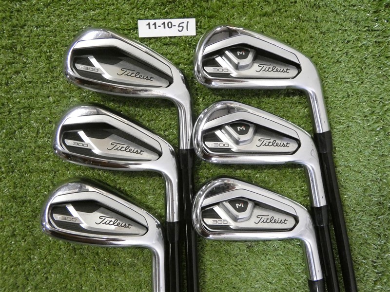 Titleist 2021 T300 Irons 5-P Tensei AV AM(2) Regular Graphite -.5″ Excellent