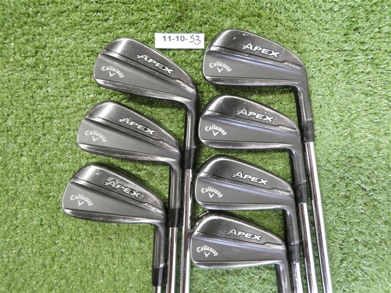 Callaway Apex Ti Fusion Forged Irons 4-P KBS Tour 120 Stiff Steel
