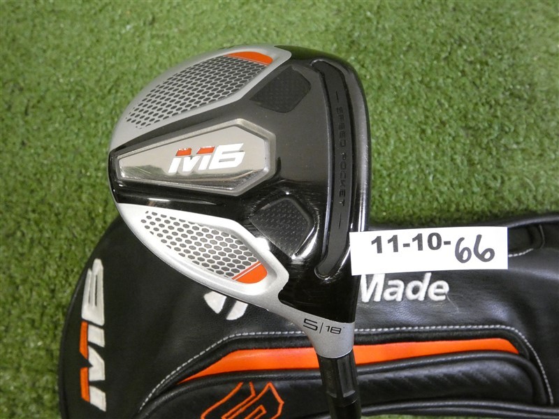 TaylorMade M6 18* 5 Wood VA Composites VYLYN 75 Four Stiff Pured Graphite w HC