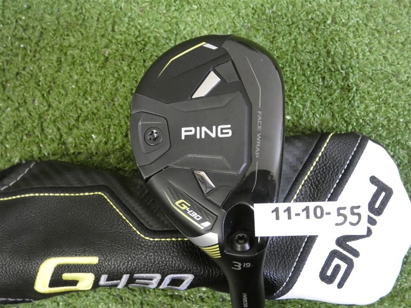 PING G430 19* 3 Hybrid Rescue Alta CB 70 Stiff Graphite with Headcover Mint