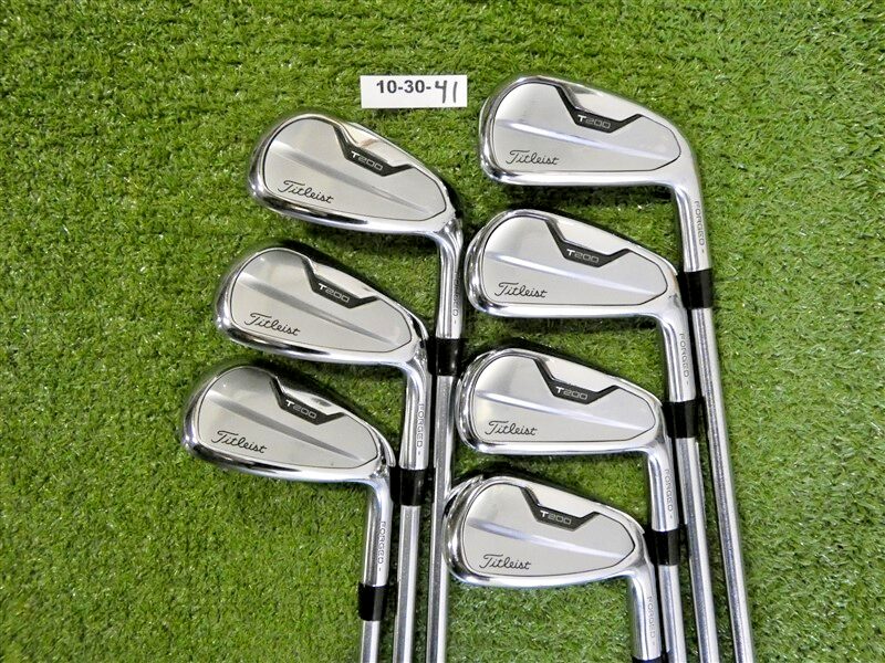 Titleist 2021 T200 Forged Irons 5-P & 48* W Project X IO 105g 5.5 Regular Steel