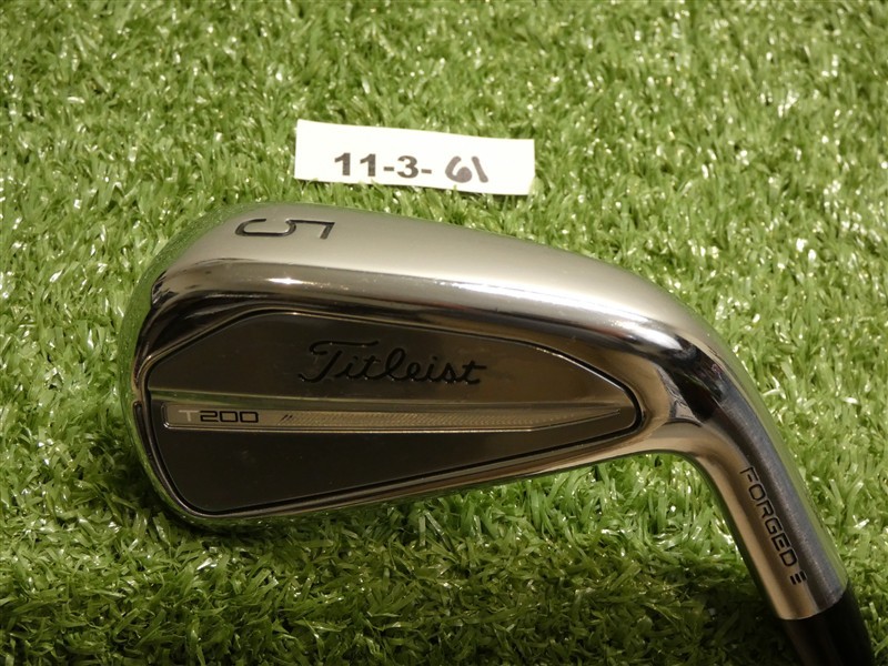 Titleist 2023 T200 Forged 5 Iron AMT Black S300 Stiff Steel