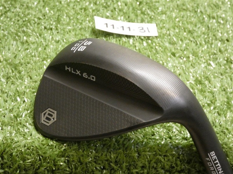 Bettinardi HLX 6.0 Forged Black 58* 10* Lob Wedge C Grind KBS Stiff Steel Mint