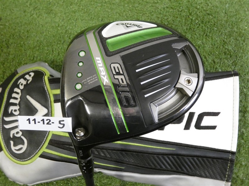 Callaway Epic Max 10.5* Left Hand Driver HZRDUS iM10 60g 6.0 Stiff with GBB HC