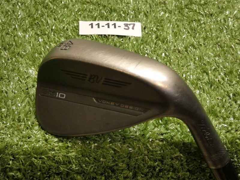 Titleist SM10 Jet Black 48* 10 Pitching Wedge F Grind ProjectX Extra Stiff Steel
