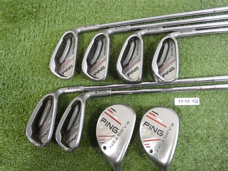 Ping Karsten Combo Irons 3-4H & 5-W Regular Steel/Graphite Black Dot