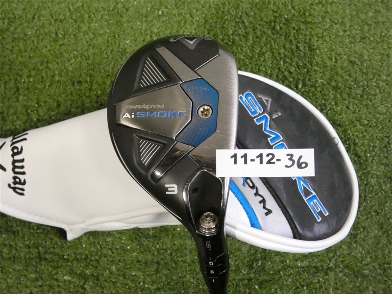 Callaway Paradym Ai Smoke 18* 3 Hybrid Tensei AV 75 Stiff Graphite HC Excellent