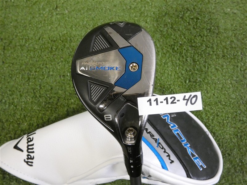 Callaway Paradym Ai Smoke HL 33* 8 Hybrid SteelFiber Reserve i80 Regular HC Mid