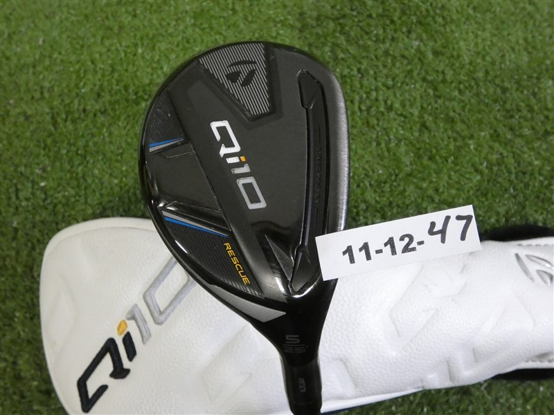 TaylorMade Qi10 25* 5 Hybrid Rescue Ventus TR 6 Regular Graphite with Headcover