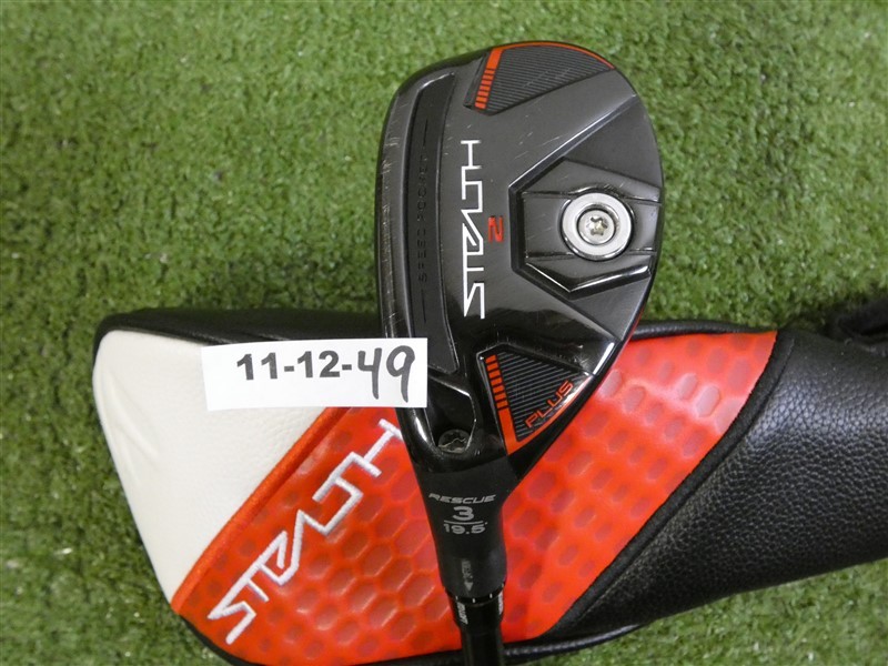 TaylorMade Stealth 2 Plus 19.5* Left Hand 3 Hybrid HZRDUS 90 6.5 Extra Stiff HC