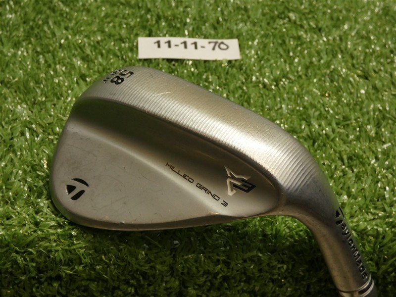 TaylorMade Milled Grind 3 MG3 Chrome 58* 11* Lob Wedge SB DG Tour S200 Steel