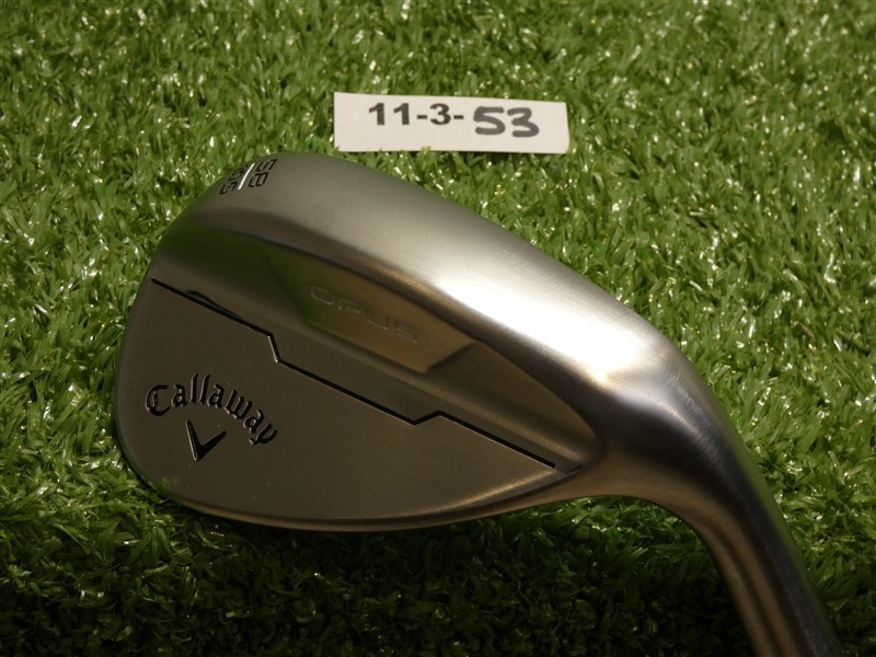 Callaway Opus Brushed Chrome 58* 10* Lob Wedge S Grind DG Mid 115 Steel Mint
