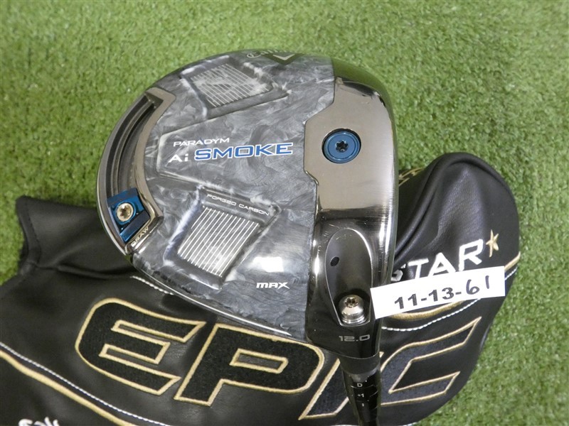 Callaway Paradym Ai Smoke Max 12* Womens Driver ACCRA FX 2.0 M1 Ladies w Star HC