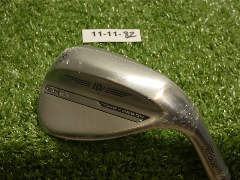 Titleist Vokey SM10 Tour Chrome 58* 08* Lob Wedge M Grind Dynamic Gold Steel New