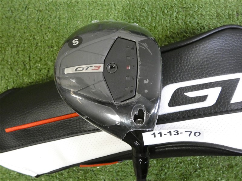 Titleist GT3 15* 3 Wood HZRDUS Black 5G 70g 6.0 Stiff Graphite w Headcover New