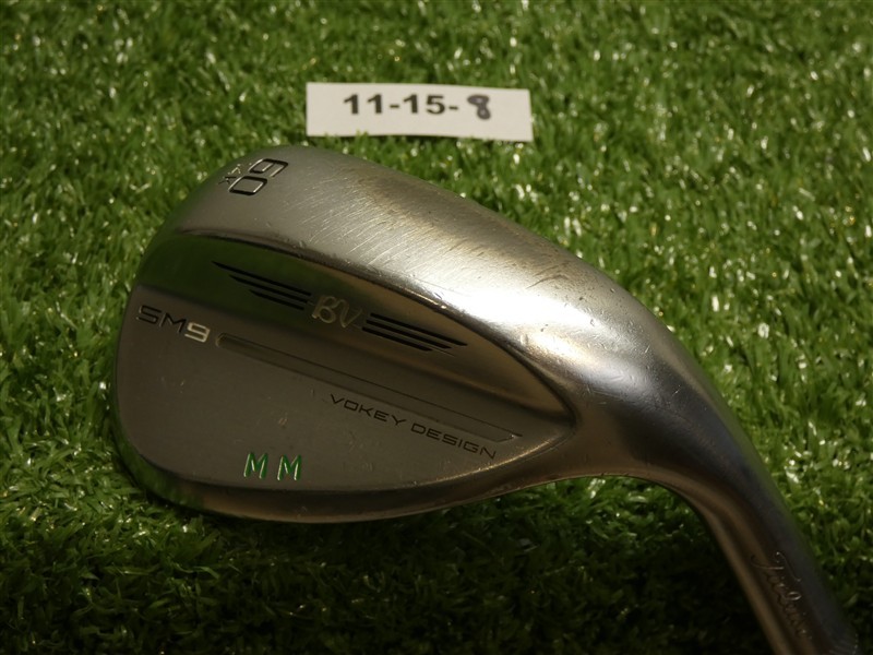 Titleist Vokey SM9 Tour Chrome 60* 14* Lob Wedge K Grind ProjectX LZ Stiff Steel