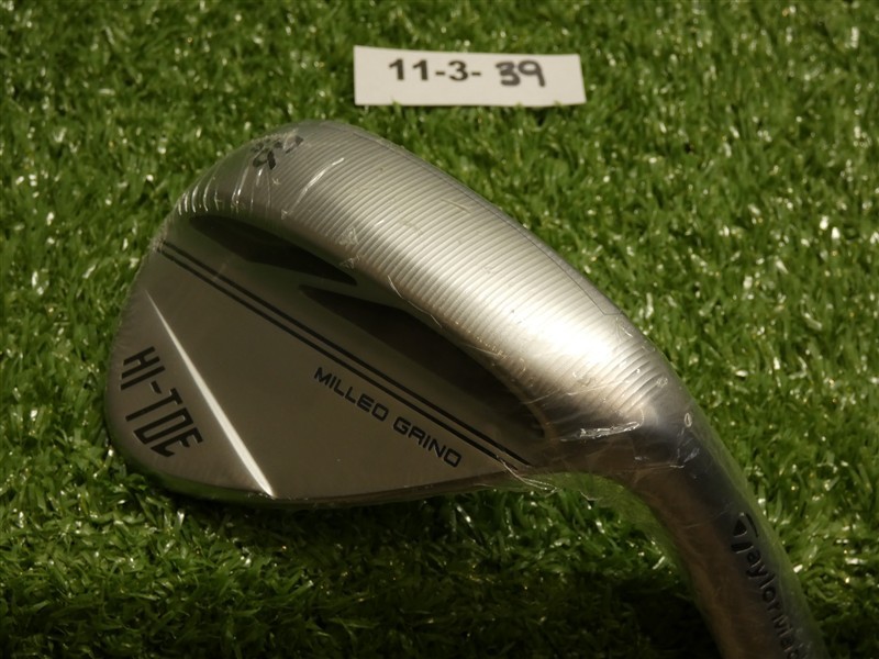 TaylorMade Milled Grind Hi-Toe 3 Chrome 56* 10* Sand Wedge KBS 115 Steel New