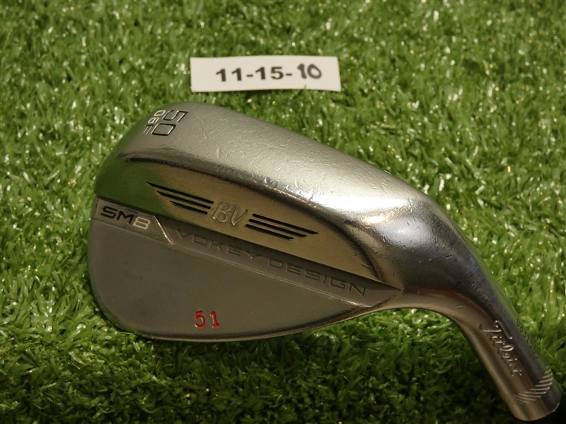 Titleist Vokey SM8 Chrome 50* 10* Gap Wedge F Grind NS Pro Extra Stiff Steel