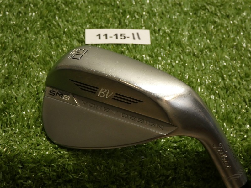 Titleist Vokey SM8 Chrome 50* 10* Gap Wedge F Grind Project X 5.5 Regular Steel