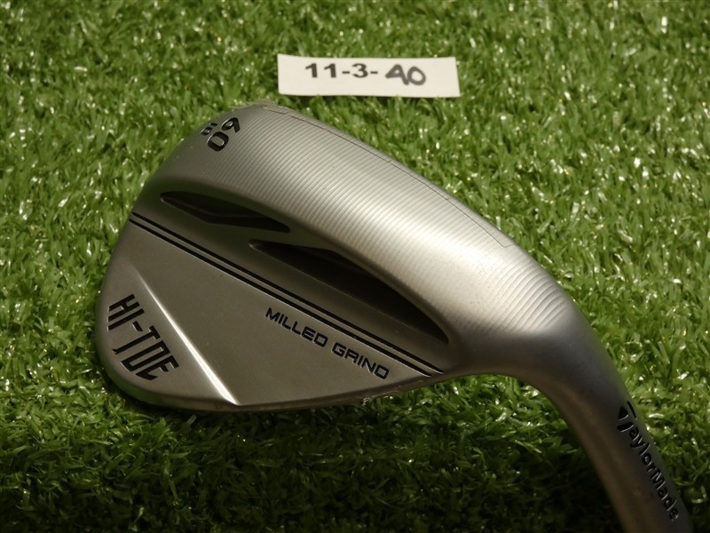 TaylorMade Milled Grind Hi-Toe 3 Chrome 60* 10* Lob Wedge KBS 115 Steel New