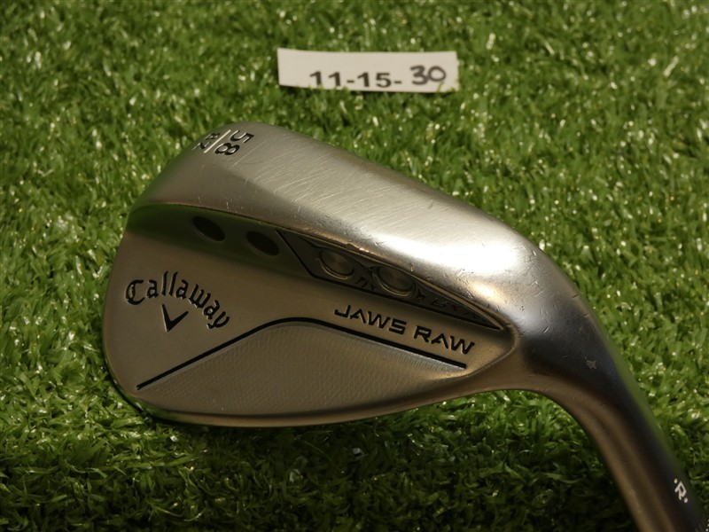Callaway Jaws Raw Chrome 58* 8* Lob Wedge Z Grind DG Tour Spinner Steel