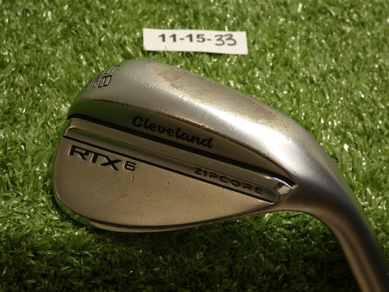 Cleveland RTX 6 ZipCore Tour Satin 58* 10* Lob Wedge Mid DG Spinner Steel