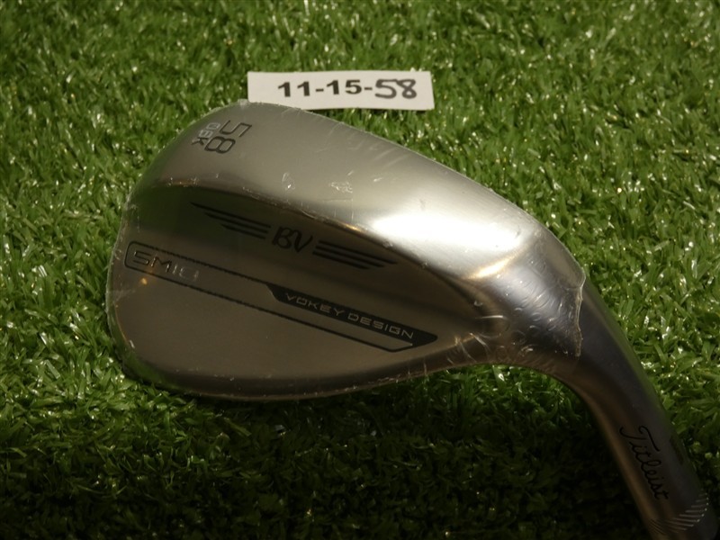 Titleist Vokey SM10 Tour Chrome 58* 06* Lob Wedge K Grind Dynamic Gold Steel New