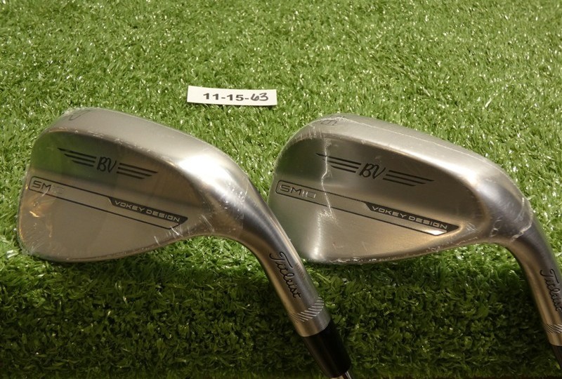 Titleist Vokey SM10 Tour Chrome 52/56* 12/14* Gap/Sand Wedge Set DG Steel New