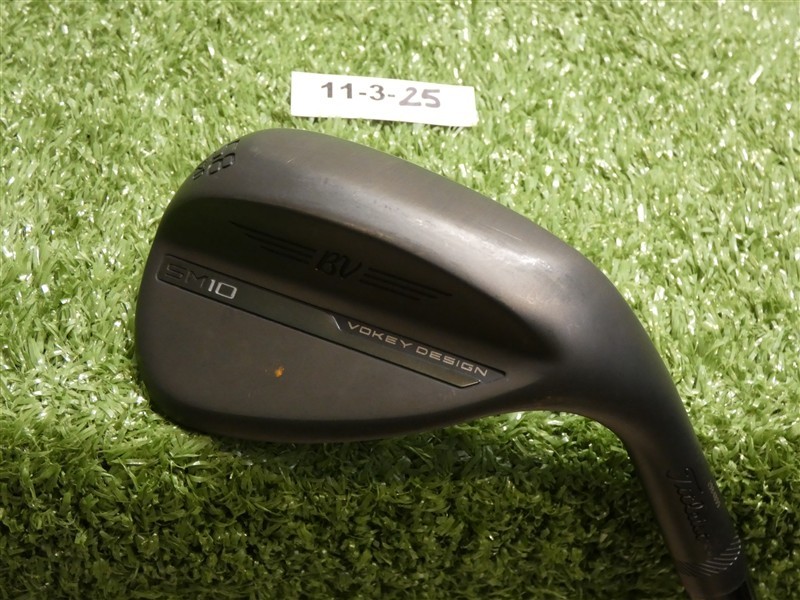 Titleist Vokey SM10 Jet Black 58* 12* Lob Wedge D Grind DG Steel Excellent
