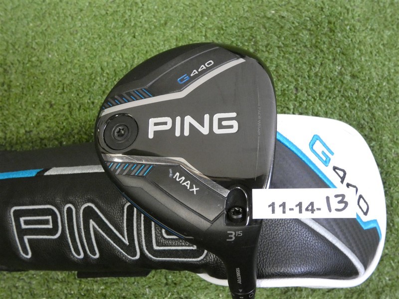 PING G440 Max 15* 3 Wood Alta CB 65 Regular Graphite with Headcover Excellent