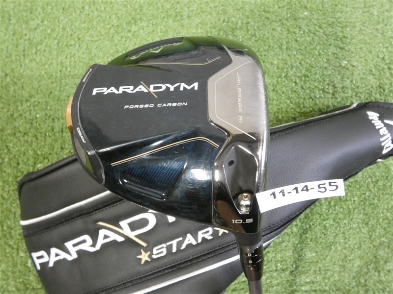 Callaway Paradym 10.5* Driver HZRDUS Gen 4 Silver 50g 6.0 Stiff with Star HC