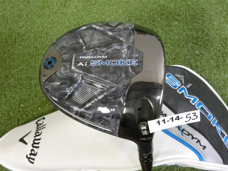 Callaway Paradym Ai Smoke Max D 12.0* Driver Cypher 40 5.5 Regular with HC Mint