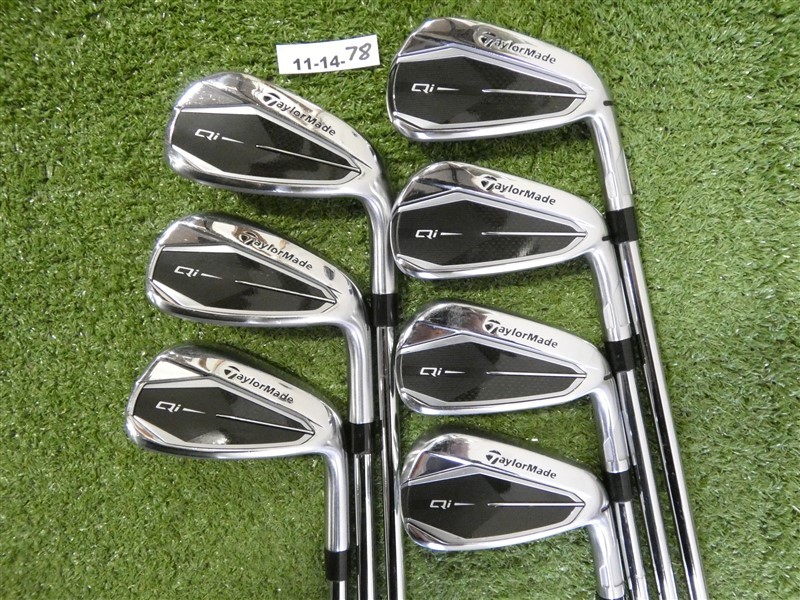 TaylorMade Qi Irons 5-P & A KBS Max MT 85 Regular Steel Excellent
