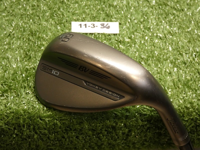 Titleist Vokey SM10 Nickel 60* 10* Lob Wedge S Grind DG Steel Excellent