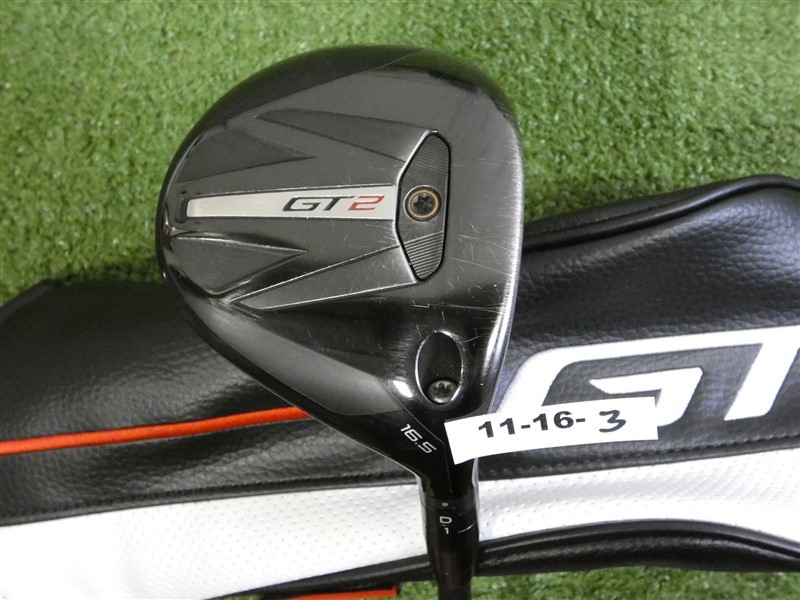 Titleist GT2 16.5* 3/4 Wood HZRDUS Black 5G 70g 6.5 X Extra Stiff with HC Mid