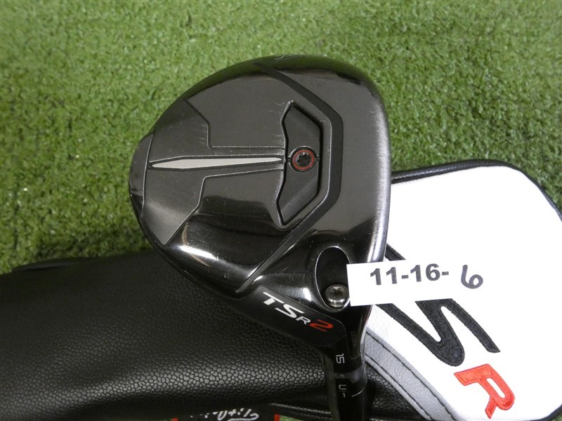 Titleist TSR2 15* 3 Wood Tensei 1K Black 75 Stiff Graphite with Headcover