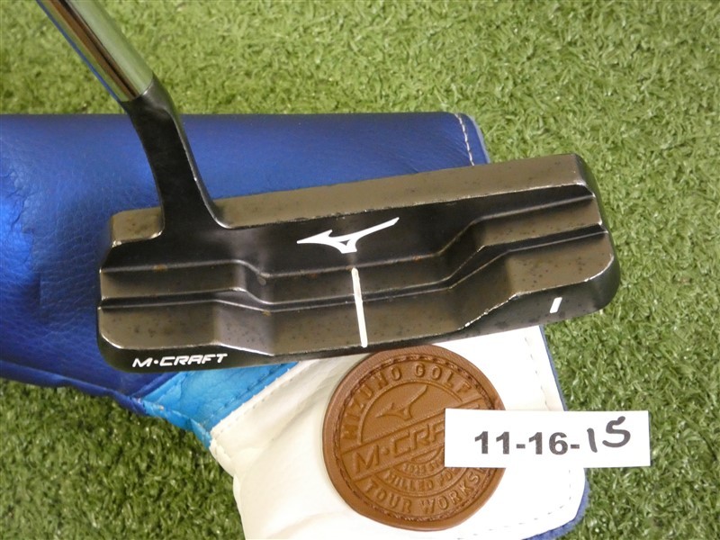 Mizuno M Craft I Black Ion 35″ Putter with Headcover (No Weight Kit)