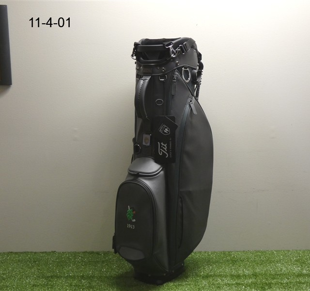 Titleist Links Legend Members 4-Way Carry Stand Golf Bag C.C. Logo Charcoal New