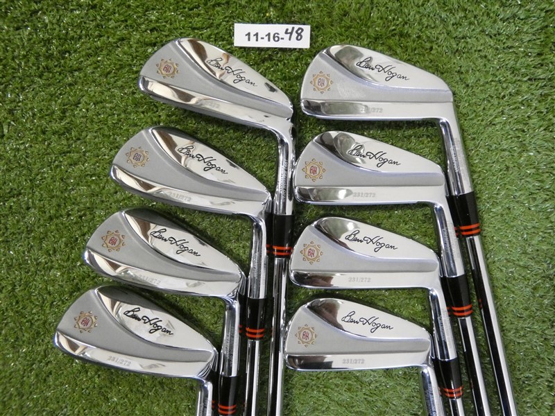 Ben Hogan Apex Justin Leonard 1997 British Open Champ Irons 3-E Stiff Steel New