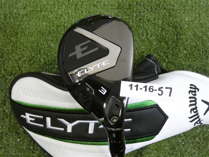 Callaway 2025 Elyte 19* 3 Hybrid Denali Charcoal 70g 6.0 Stiff Graphite w HC New