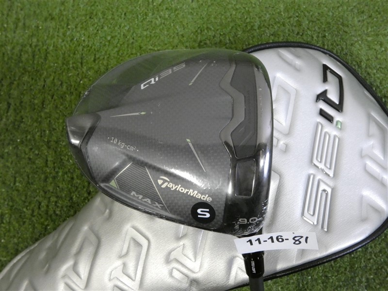 TaylorMade Qi35 Max 9.0* Driver Fujikura AirSpeeder 50 Stiff Graphite w HC New