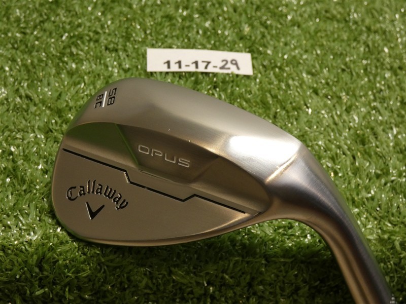 Callaway Opus Brushed Chrome 58* 8* Lob Wedge C Grind DG Mid 115 Steel New