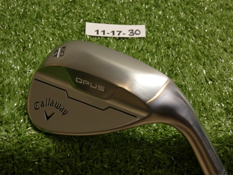 Callaway Opus Brushed Chrome 60* 6* Lob Wedge T Grind DG Tour 115 Steel New