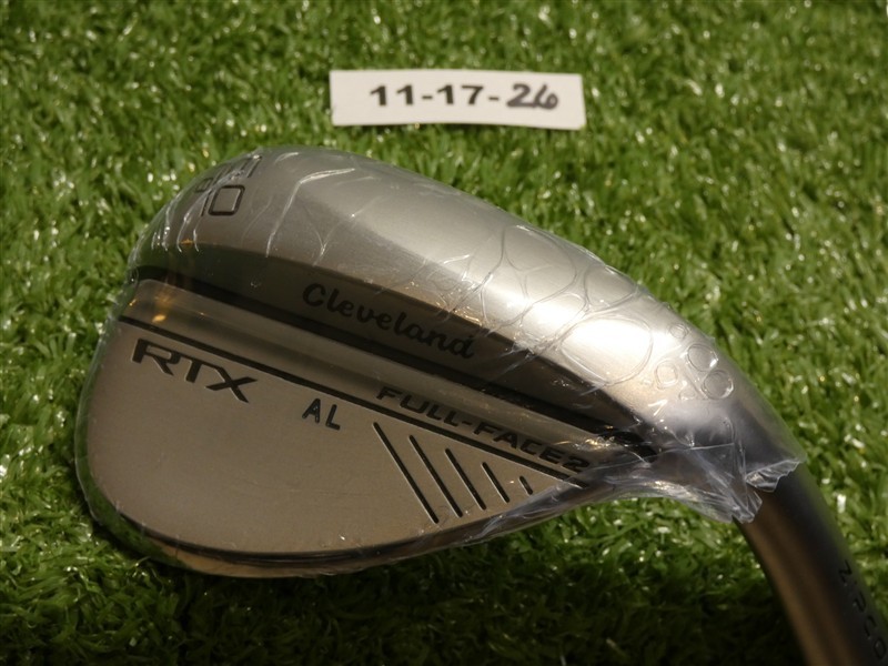 Cleveland RTX Full-Face 2 Tour Satin 60* 8* Lob Wedge DG Spinner Steel New