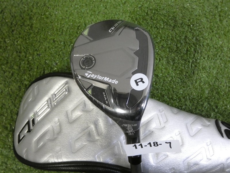 TaylorMade 2025 Qi35 Max 31* 6 Hybrid Rescue AirSpeeder 50 Regular with HC New