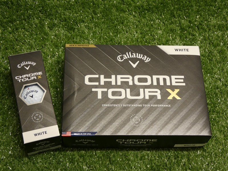 Callaway 2024 Chrome Tour X White Golf Balls 1 Dozen New