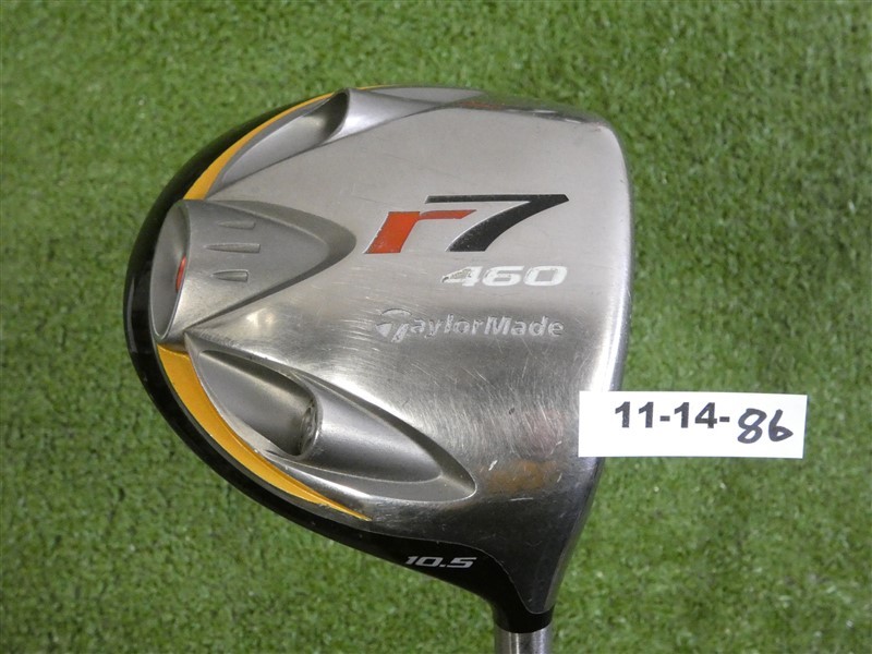 TaylorMade R7 460 10.5* Driver REAX 60 Stiff Graphite 44.75″