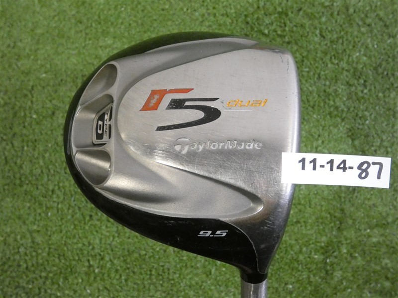 TaylorMade R5 Dual Type D 9.5* Driver MAS2 5-55 Stiff Graphite with Midsize Grip